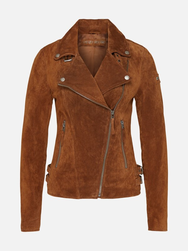 FREAKY NATION Lederjacke im Bikerstil 'Taxi Driver' in cognac | ABOUT YOU (DE)