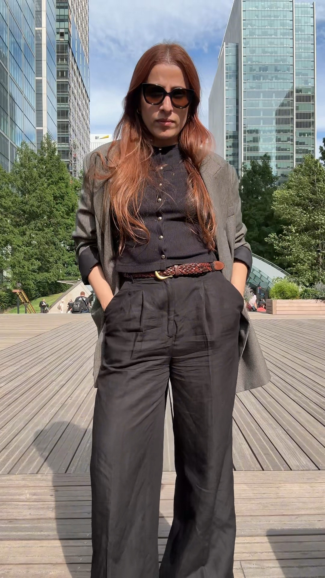 Corporate fit 
Almost everything H&M 
Sunnies #jimmyfairly

#LTKuk #LTKstyletip #LTKsummer