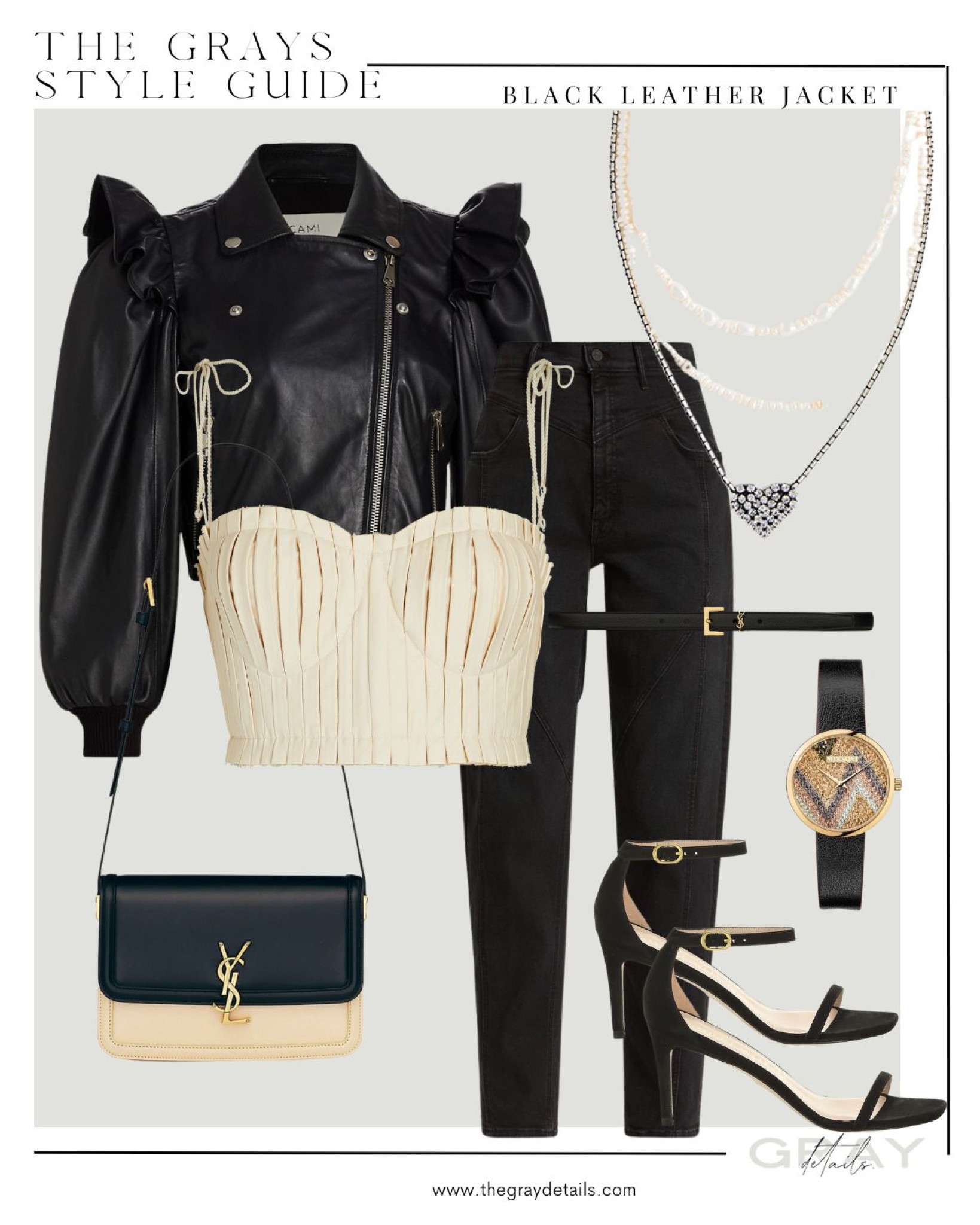 Date night outfit, leather jacket on sale, black denim, Valentine’s Day outfit 

#LTKshoecrush #LTKFind #LTKitbag