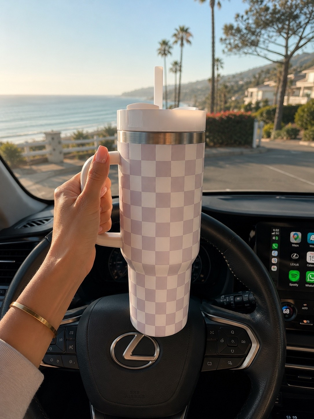 Gift-worthy and surprisingly chic ☕️

This neutral checkered tumbler is one of those everyday finds that feels a little more elevated. Perfect for coffee lovers and iced coffee season.#giftideas #quietluxury

#LTKTravel