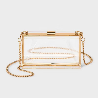 Clear Minaudiere Crossbody Bag - A New Day™ | Target