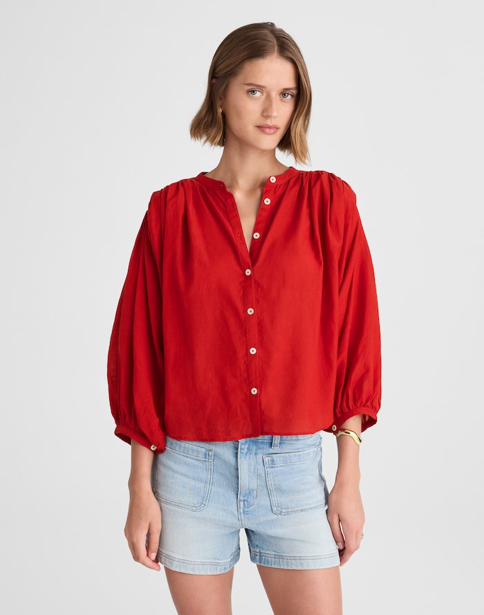 Balloon-Sleeve Top | Madewell