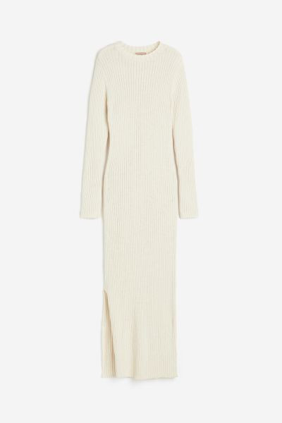 Long rib-knit dress | H&M (UK, MY, IN, SG, PH, TW, HK)