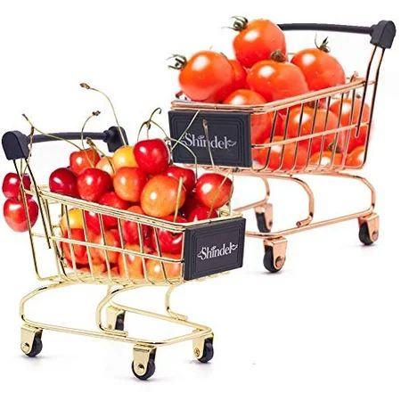 Mini Brands Shopping Cart, 2PCS Shopping Day Grocery Cart Mini Supermarket Handcart Toy Shopping Car | Walmart (US)