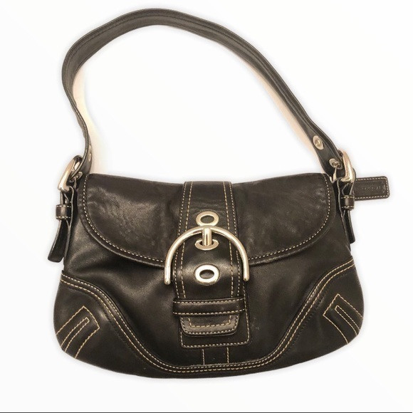 Coach black leather soho hobo bag | Poshmark