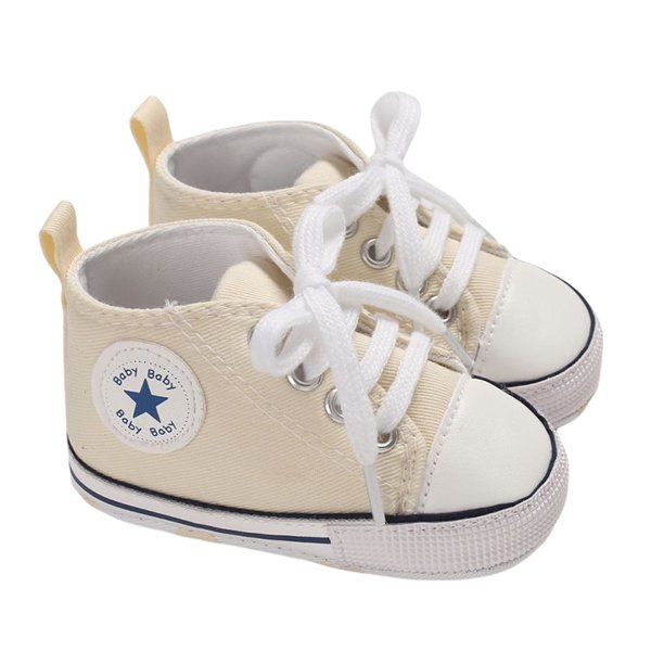 Ma&Baby Newborn Kids Canvas Sneakers Baby Boy Girl Sole Crib Shoes Prewalkers - Walmart.com | Walmart (US)