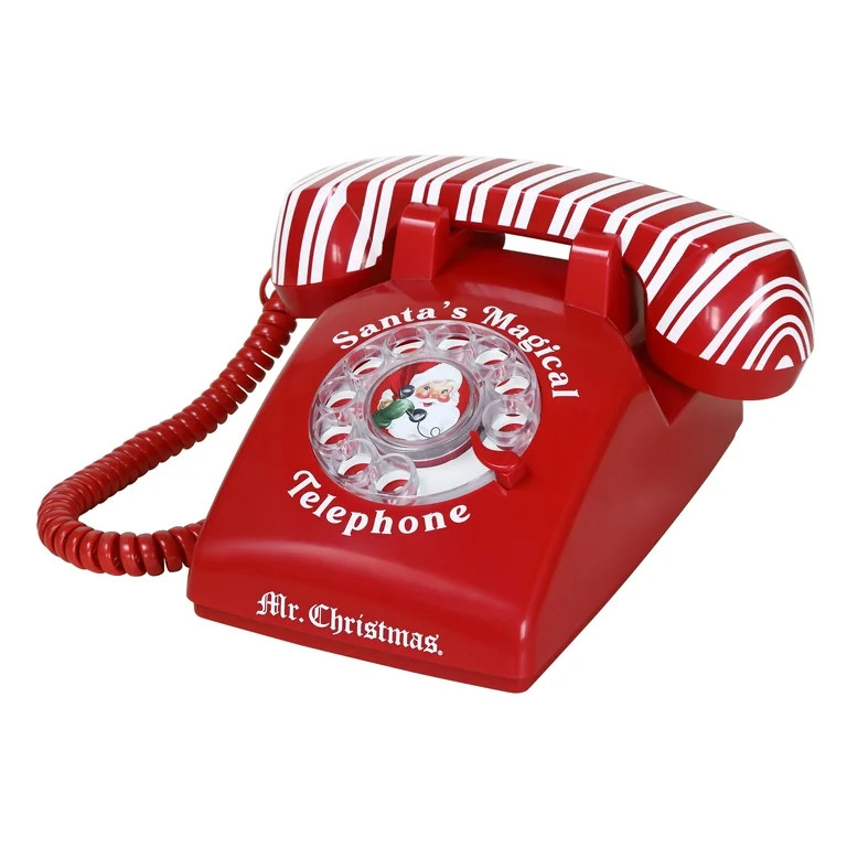 Mr. Christmas Santa's Magical Telephone, Red Interactive Toy Phone | Walmart (US)