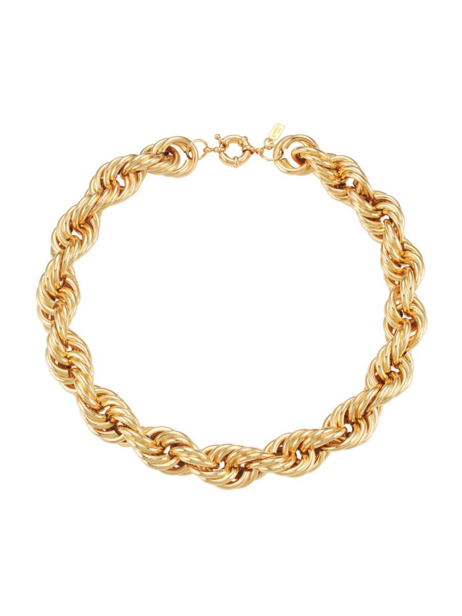 Goldtone Twist Chain Necklace | Saks Fifth Avenue