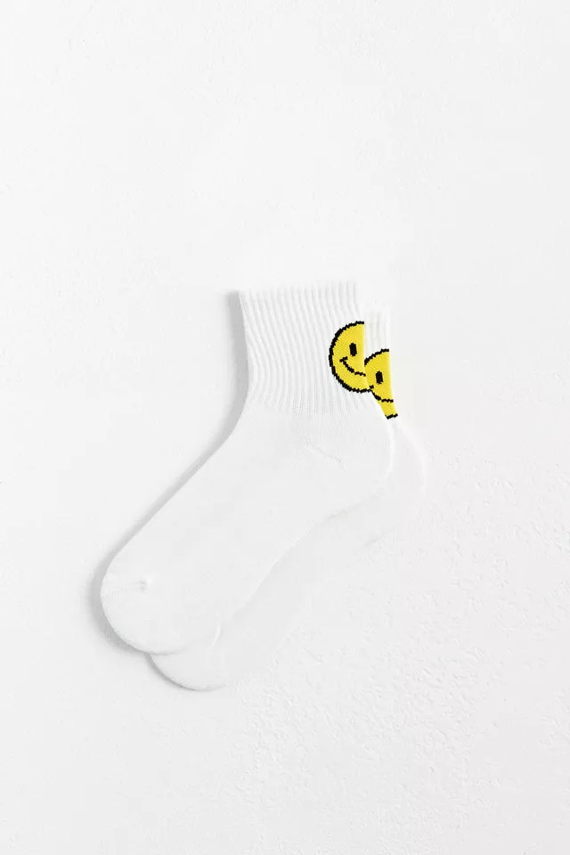 Happy Face Ankle Sock | Urban Outfitters (US and RoW)