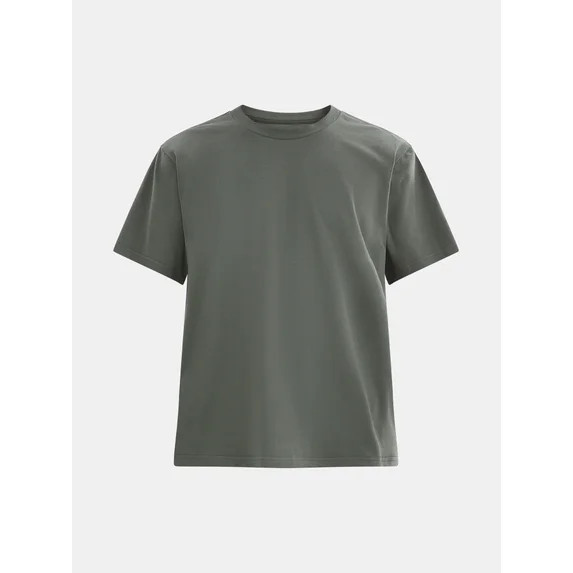 No Boundaries Men's Basic Crew Neck Undershirts, Plain Grey, Short Sleeves, 2 Pack | Walmart (US)