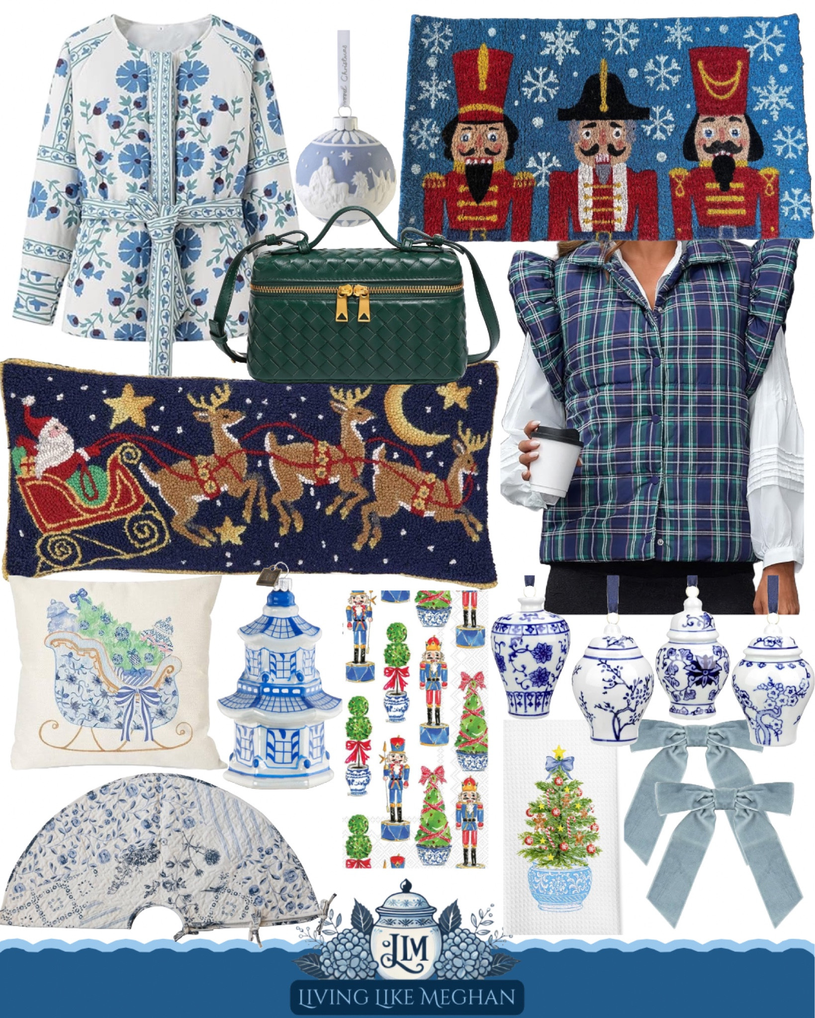 Festive vibes are in full swing with these holiday touches! 🎄 Mixing nostalgic nutcracker details with classic blue and white decor for a cozy, timeless holiday look. Perfect accents to bring a touch of elegance and whimsy to any space this season

holiday decor • festive home finds • blue and white accents • nutcracker decor • seasonal decorations • grandmillennial style • Christmas home decor • holiday essentials • classic holiday pieces • winter decor trends

#LTKHoliday #LTKHome #LTKGiftGuide