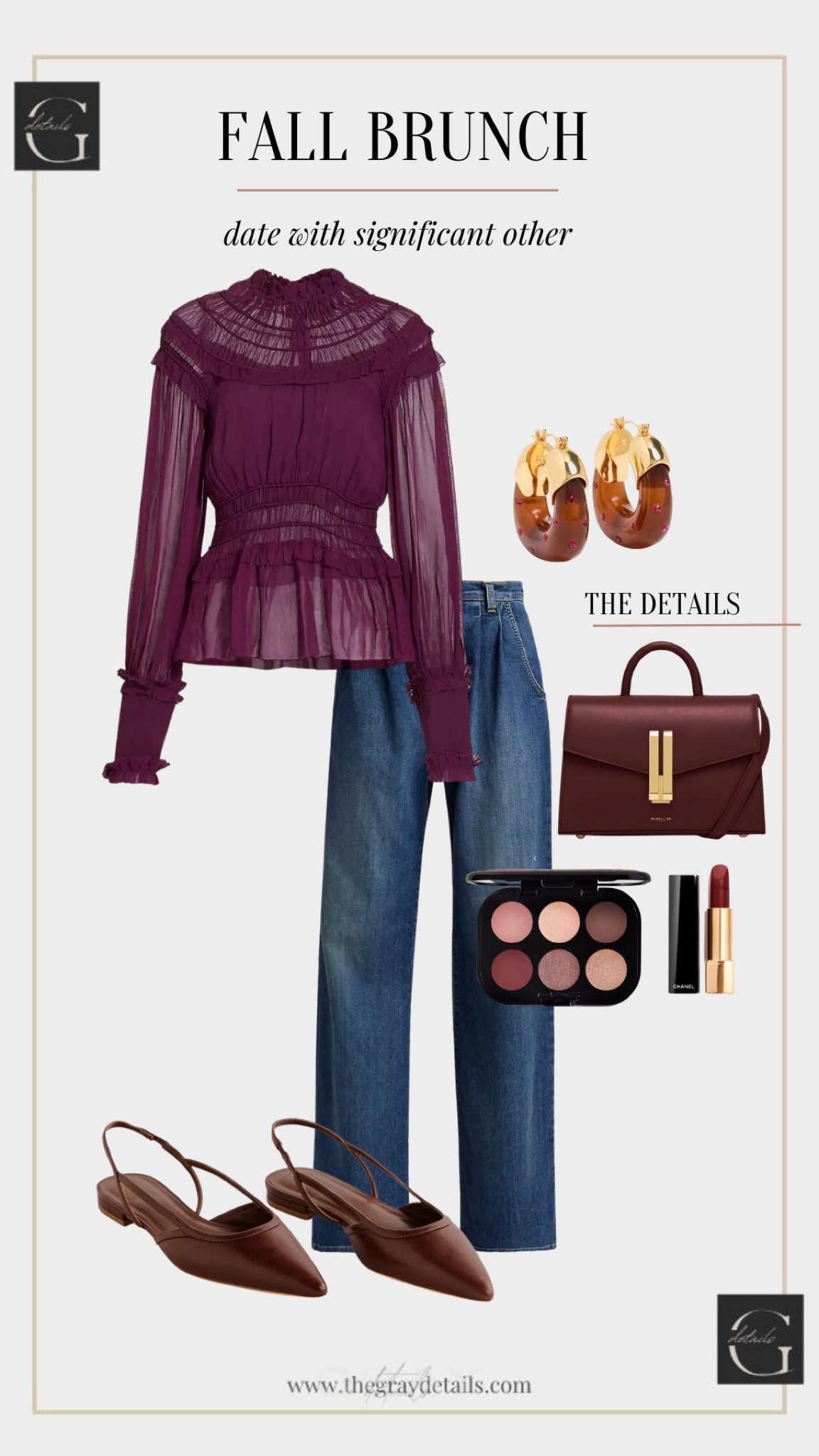 Fall brunch outfit 

#LTKover40 #LTKshoecrush #LTKitbag