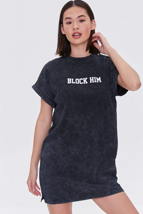 Block Him Graphic T-Shirt Dress | Forever 21 (US)