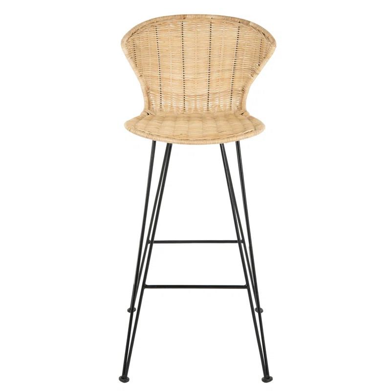 Meier Rattan 29" Bar Stool | Wayfair North America