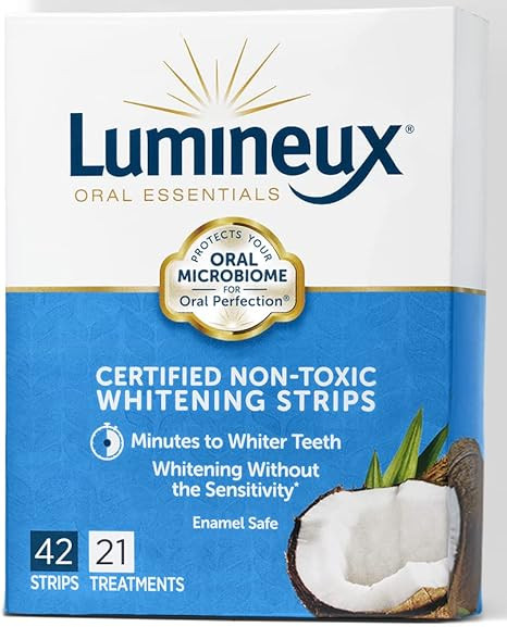 Lumineux Oral Essentials Teeth Whitening Strips - 21 Treatments - Dentist Formulated and Certifie... | Amazon (US)