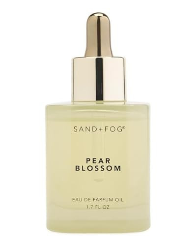 Sand + Fog Pear Blossom Eau de Parfum Dropper Oil for Women, 50 ml, 1.69 FL OZ Unboxed | Amazon (US)