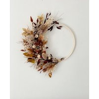 Neutral Fall Browns & Creams Wreath, Front Door Wreath, Modern Wreath | Etsy (US)