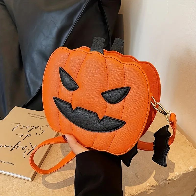 Funny Pumpkin Crossbody Bag, Halloween Devil Shoulder Bag, Ghost Skull Pumpkin Purse For Women Gi... | Temu Affiliate Program