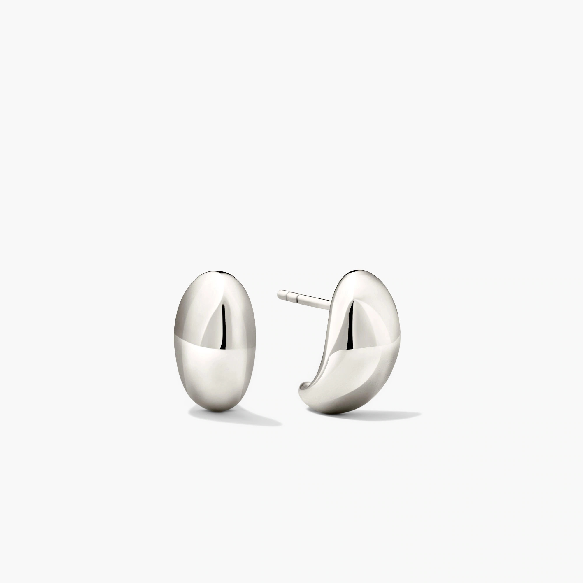 Gold Vermeil Dôme Huggie Earrings - Jewelry | Mejuri | Mejuri Fine Crew