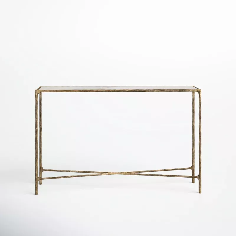 Thaddeus marble deals rectangular console table