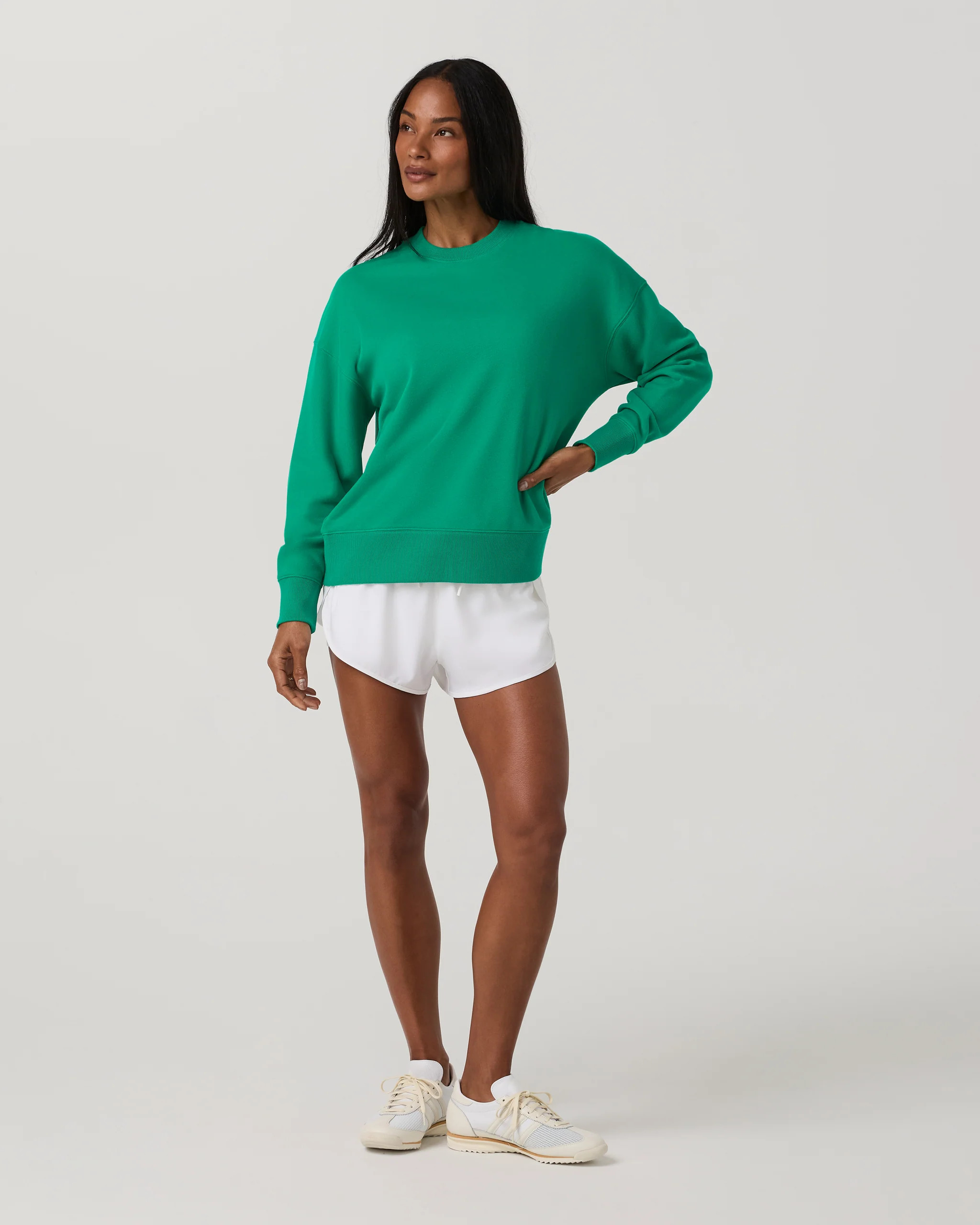 Sedona Weekender Crew \u2013 Women's Emerald Crew Pullover \u2013 Vuori | Vuori Clothing (US & Canada)