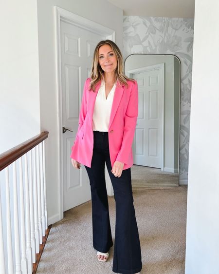 This is one of my all time favorite blazers. I also own in the khaki color, but the pink is perfect for spring!

Ankle jeans 
Date night outfit 
Wedding Guest
Vacation Outfits
Concert Outfit
White dress
White jeans
Swimsuit
Sandals
Bedroom 
Beach outfit
Patio
Jean shorts
Rug
Home Decor
Sneakers
Jeans
Bedroom
Maternity Outfit
Resort Wear

#LTKSeasonal #LTKstyletip #LTKsalealert