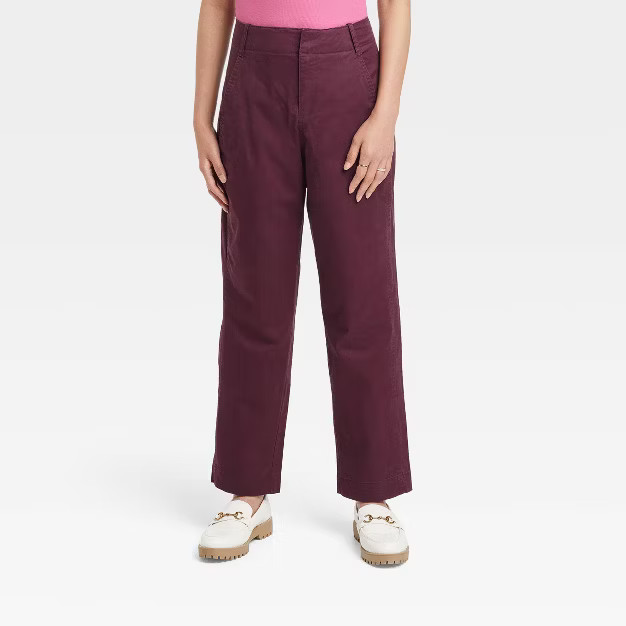Women's Straight Leg Chino Pants - A New Day™ | Target