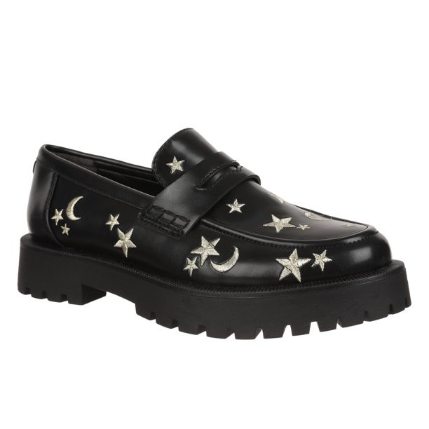 Sam & Libby Women's Ravena Star Embroidered Lug Sole Loafer | Walmart (US)