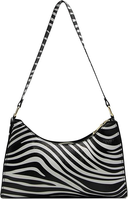 Fashion Cow Print Women Tote Shoulder Bag PU Leather Clutch Purse and Handbag Wallet Travel Bag | Amazon (US)