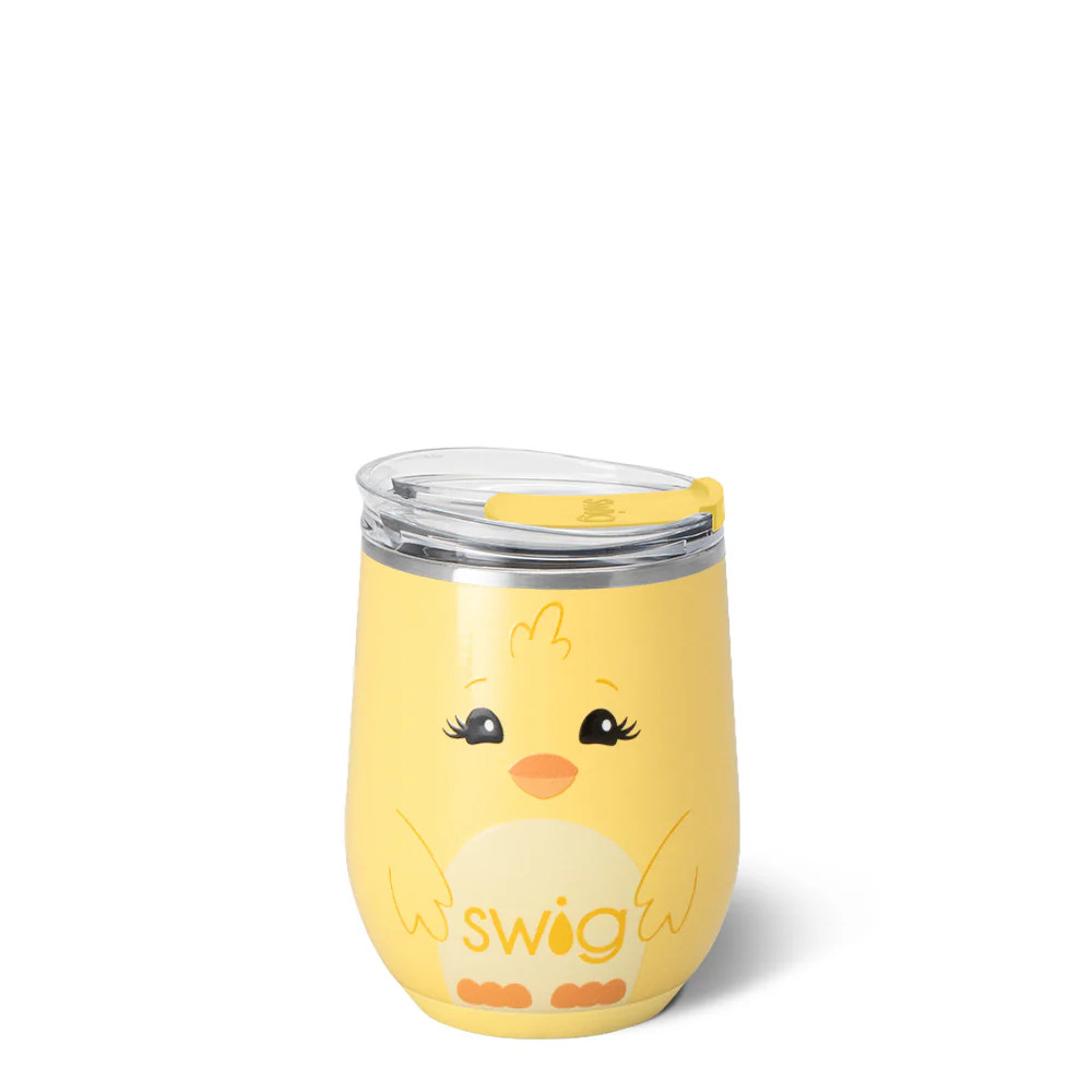 Spring Chick Stemless Wine 12oz | Swig Life