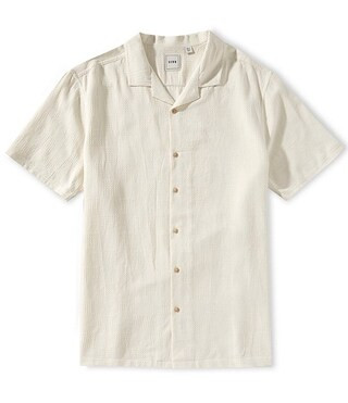 Rowm Big & Tall Outsider's Oasis Short Sleeve Textured Solid Shirt | Dillard's | Dillard's