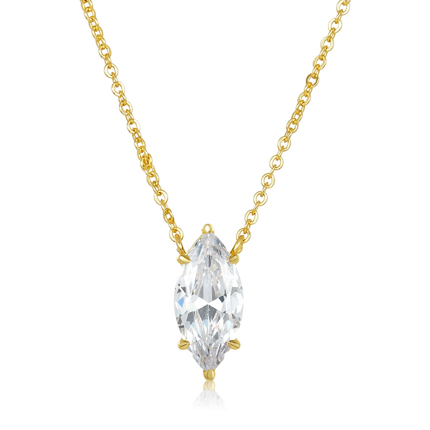 The Baby Monarch Marquise Necklace | Melinda Maria