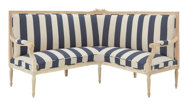 Antique Striped Banquette | Jayson Home