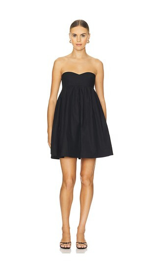 Susana Monaco Strapless Mini Dress in Black. - size M | Revolve Clothing (Global)