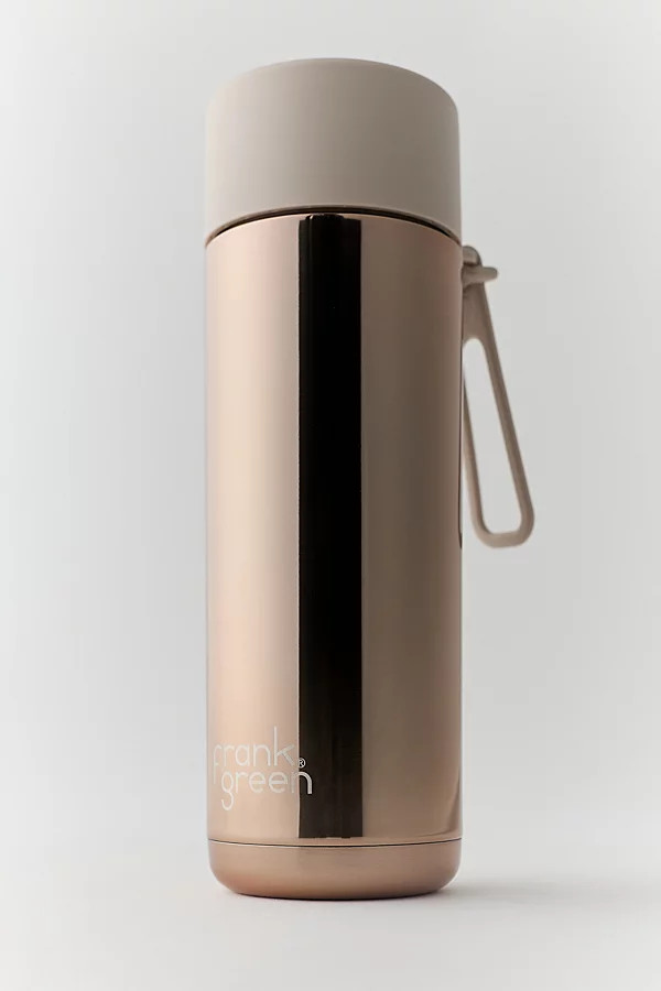 frank green Chrome Ceramic 20 oz Water Bottle in Chrome Moon Dust at Urban Outfitters | Urban Outfitters (US and RoW)