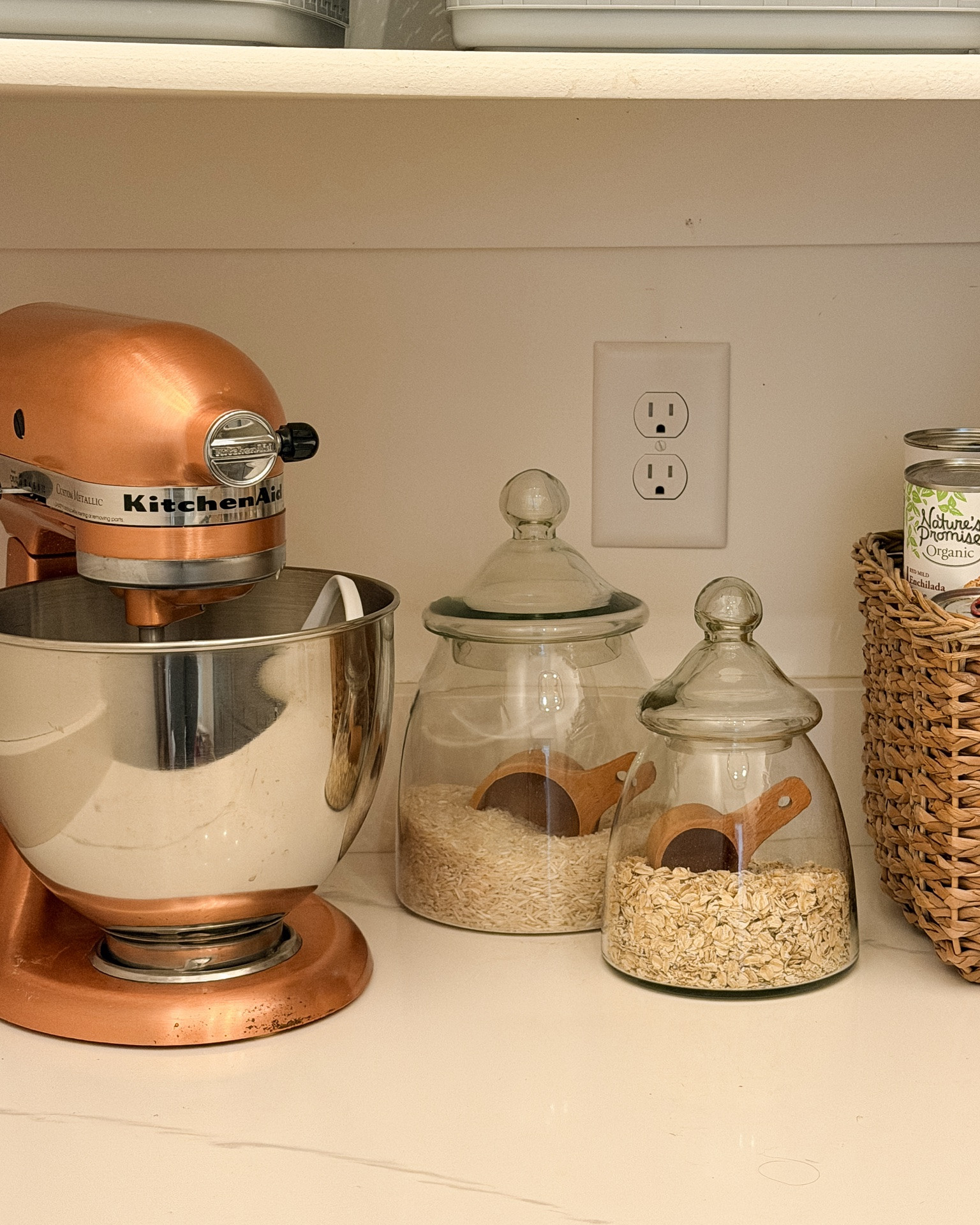 I got these cutie jars for my rice and oats for my pantry and I think they’re so cute! I love the unique shape.

#LTKHome #LTKSaleAlert