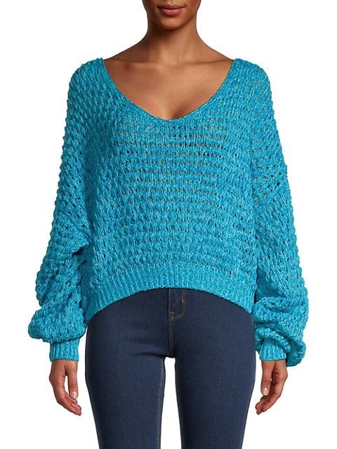 Coconut Loose-Weave Sweater | Saks Fifth Avenue OFF 5TH