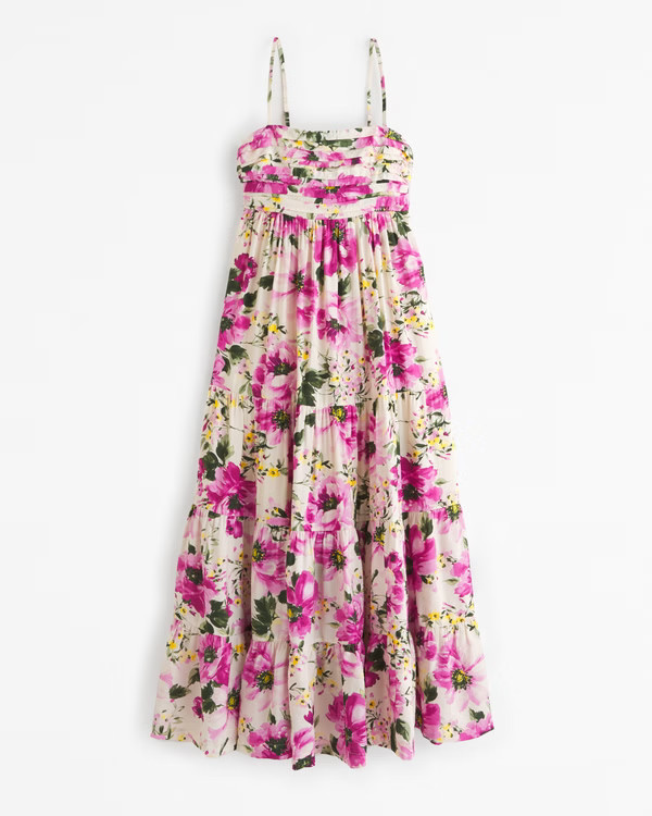 Women's The A&F Emerson Strapless Maxi Dress | Women's Dresses & Jumpsuits | Abercrombie.com | Abercrombie & Fitch (US)