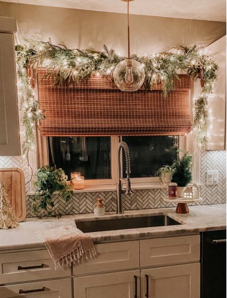 Kitchen window details 





Garland, pendant light, cake stand, Christmas decor, holiday decor, bamboo shades, cordless shades 

#LTKSeasonal #LTKhome #LTKHoliday