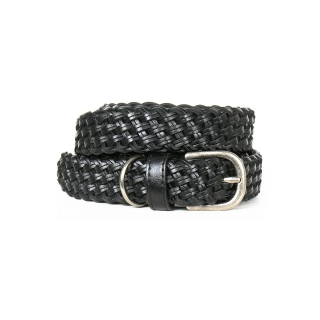 Time and Tru Women's Braided Belt, Black | Walmart (US)