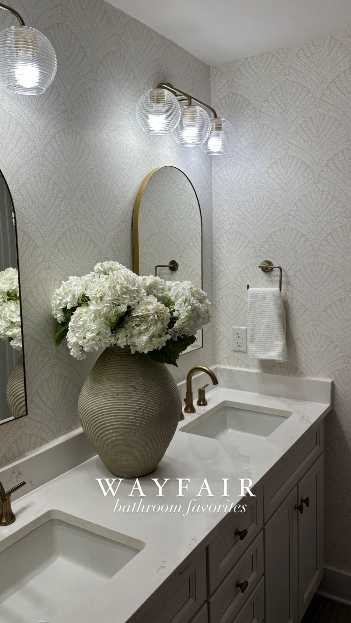 These mirrors from @wayfair were the perfect upgrade for my bathroom! Shop my Wayfair bathroom favorites below! #ad #wayfair #OnlyatWayfair #paidlink 

#LTKStyleTip #LTKHome #LTKFindsUnder50