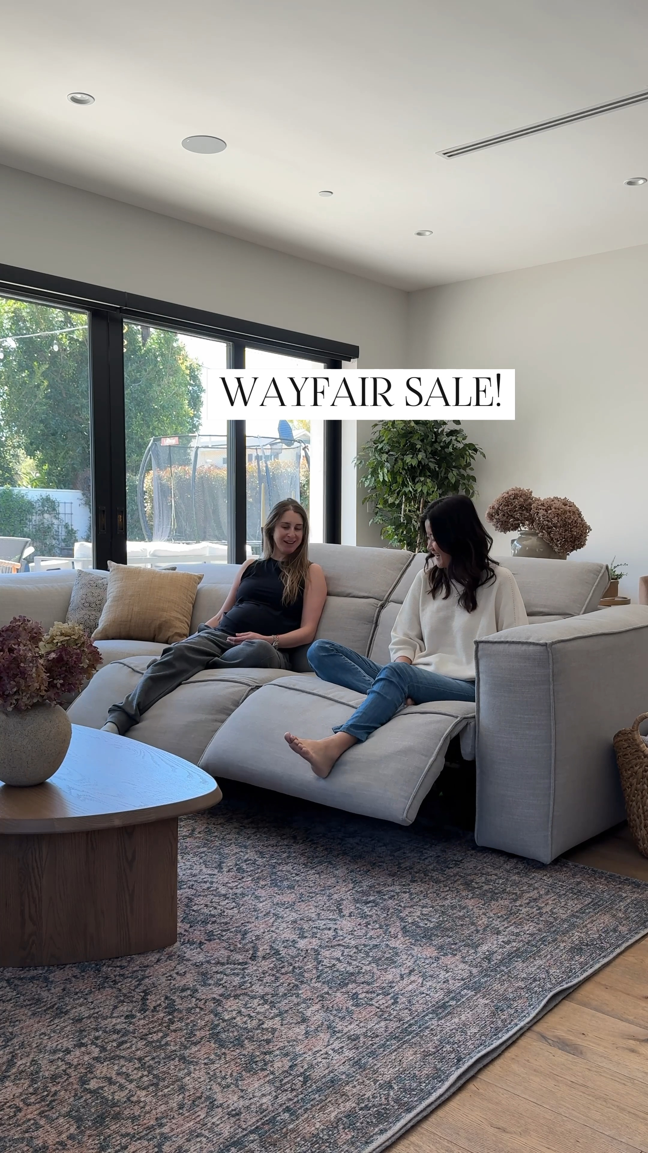 Wayfair sales currently in my home! Gray sofa, rug, closet, organization, closet, rod, sink, bathroom, design, hardware, brass hardware, Sun, lounger, mirror, ground mirror, vanity, rectangle mirror grey sofa brass faucet brass double hook amberInteriors Chris loves Julia

#LTKhome #LTKVideo #LTKsalealert