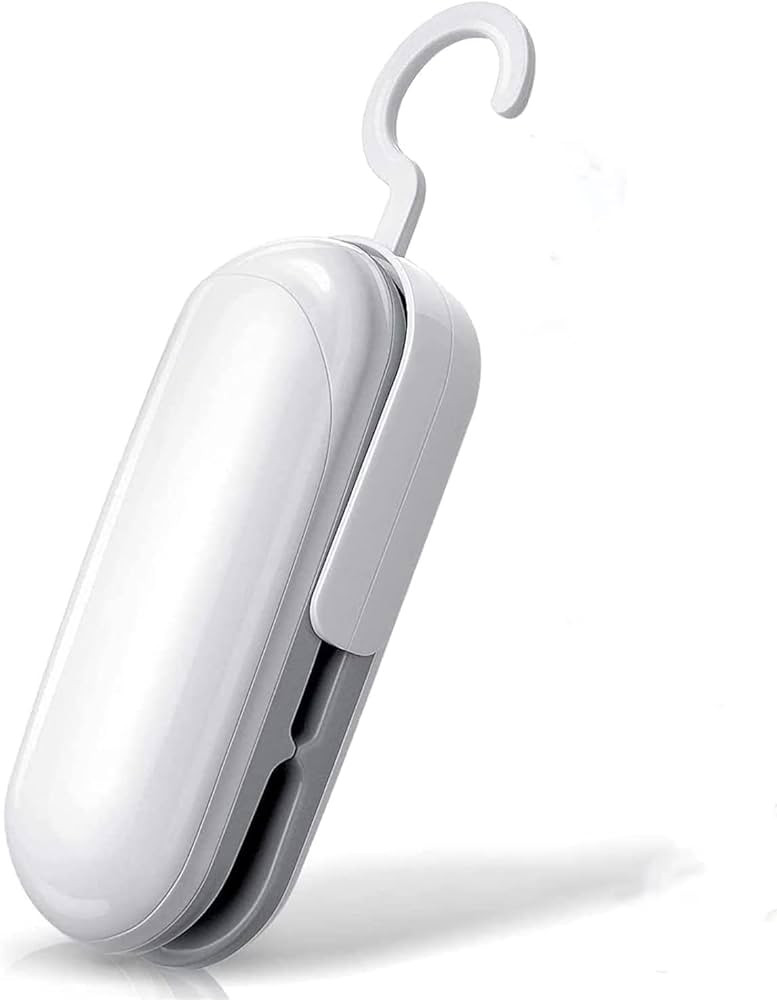 Mini Bag Sealer, Portable Vacuum Sealers, Chip Bag Sealer, Handheld Heat Seal, 2 in-1 Heat Seal a... | Amazon (US)