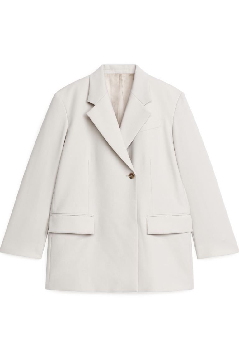 Oversized-Wollblazer - Weiß - Ladies | H&M AT | H&M (DE, AT, CH, DK, NL, NO, FI)