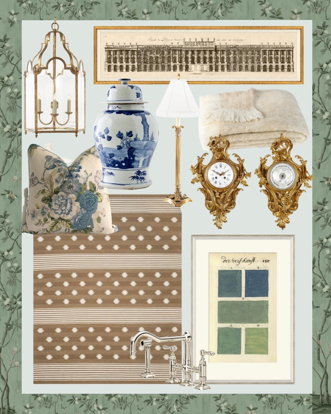 How beautiful are these antique clocks! 

Rug, art, ginger jar, lighting, throw pillow, blanket 

#LTKHome