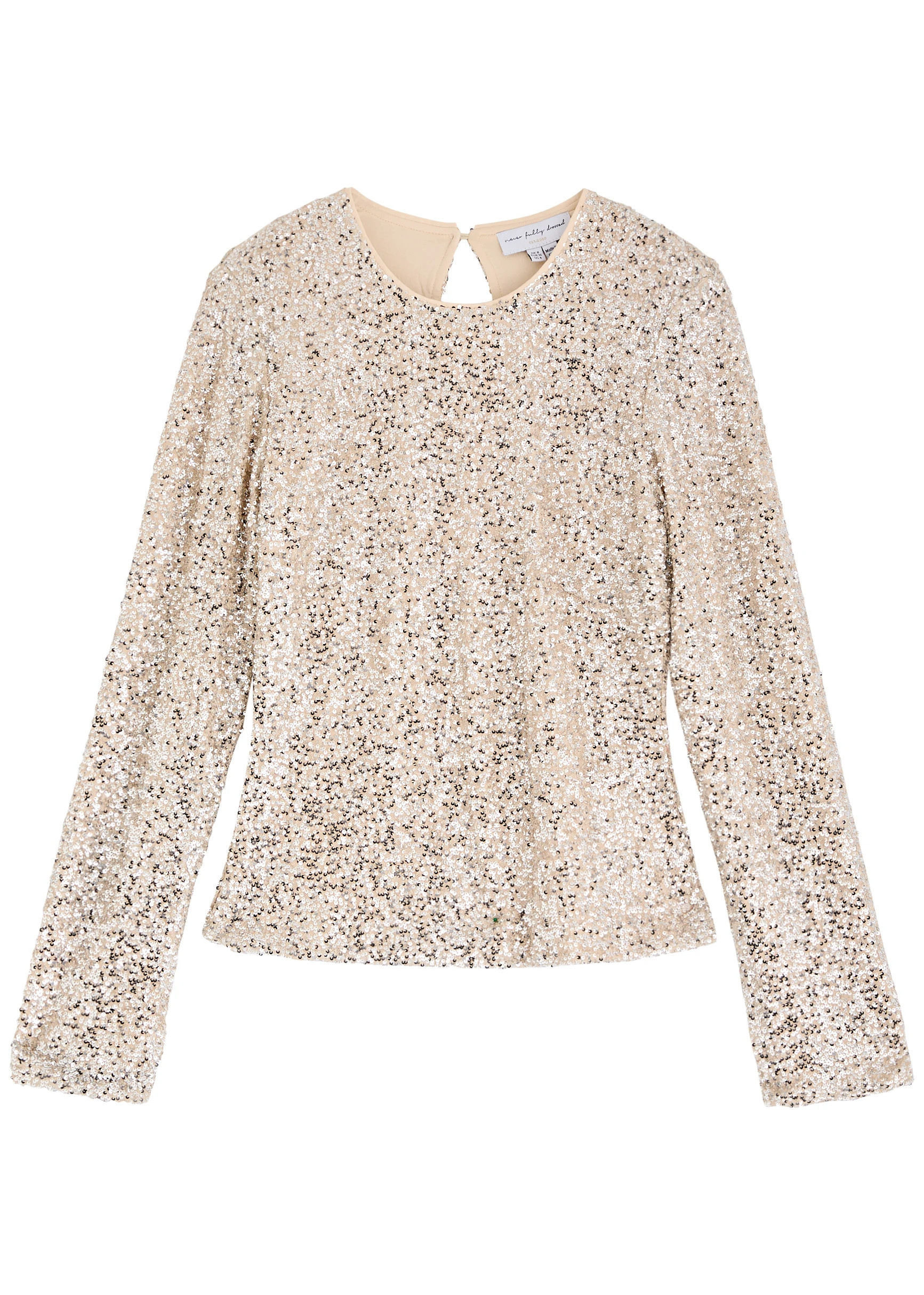 Tia sequin-embellished tulle top | Harvey Nichols