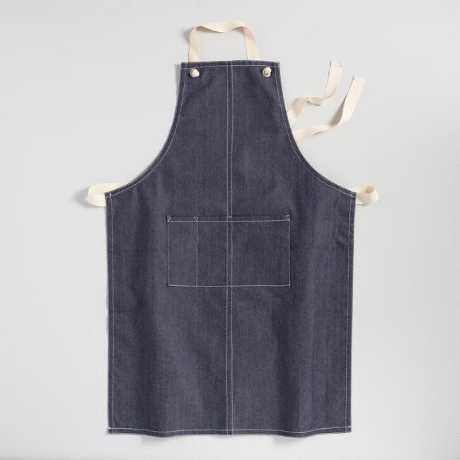 Denim Chef Style Apron | World Market