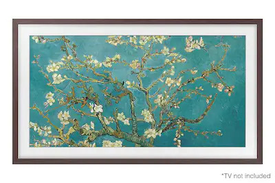 Samsung - 32” The Frame Customizable Bezel - Modern Brown | Best Buy U.S.