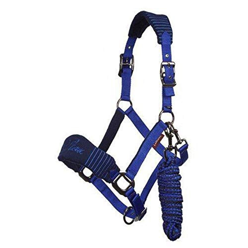 LeMieux Vogue Fleece Headcollar - Halter & Leadrope (Royal Blue - Full) | Amazon (US)