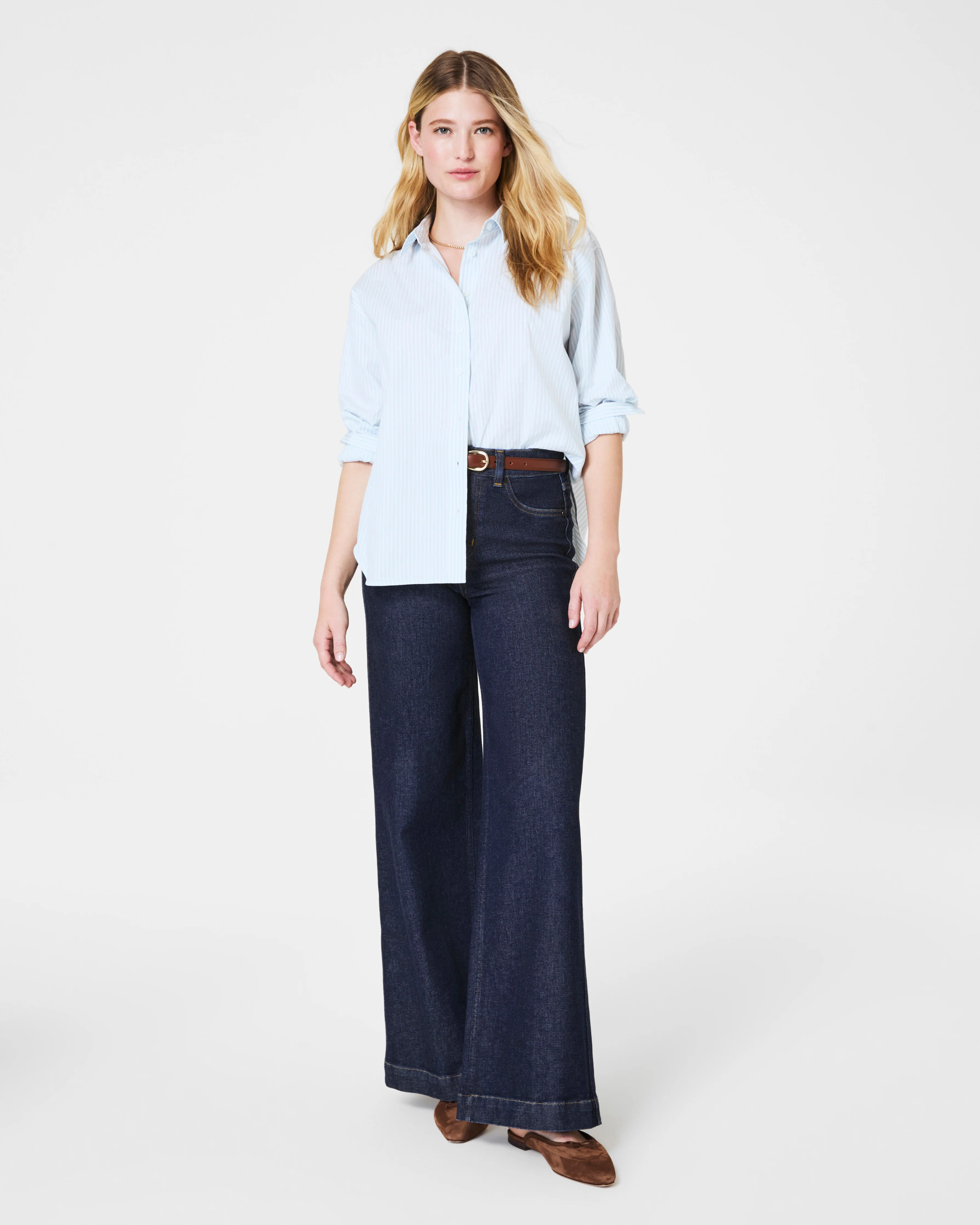 Poplin Oversized Button Down | Spanx